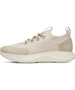 Women's Wool Strider - Rugged Beige (Natural White Sole)