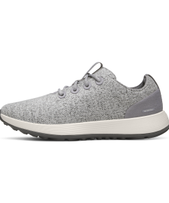 Women's Wool Runner NZ Waterproof - Medium Grey (Natural White Sole)