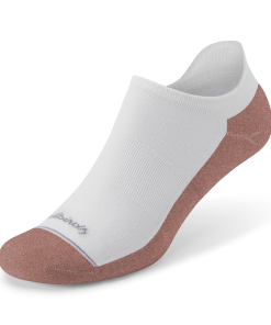Anytime Ankle Sock - Blizzard/Sienna Blush
