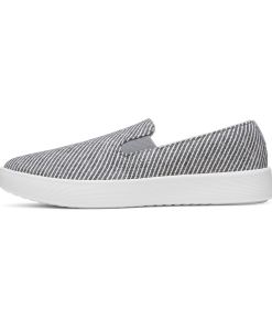 Women's Canvas Cruiser Slip On - Deep Navy Stripes (Blizzard Sole)