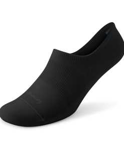 Anytime No Show Heel Grip Sock - Natural Black