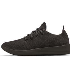 Women's Wool Runner - Natural Black (Black Sole)